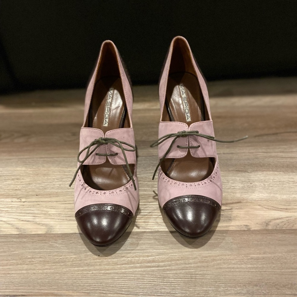 Via Spiga Tie Heels